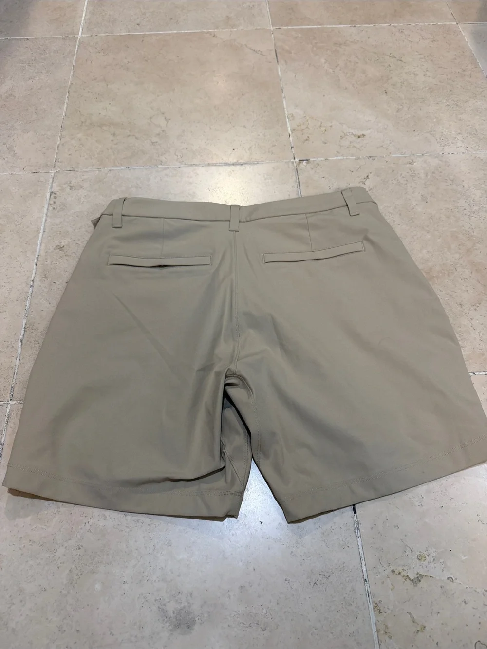 lululemon athletica Men's Flat-Front Stretch Shorts - Khaki